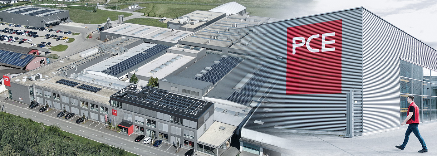 Aerial view of the PC Electric works in St. Martin im Innkreis, Austria